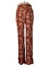 Three Dots Floral Brown Casual Pants Size S - photo 1