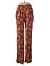 Three Dots Floral Brown Casual Pants Size S - photo 2