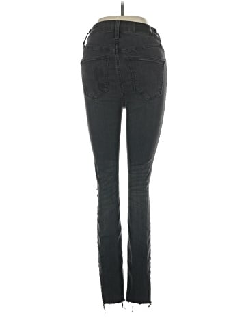 Madewell Curvy High-Rise Skinny Jeans in Black Sea (view 2)