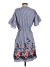 Julia Jordan Print Blue Casual Dress Size 4 - photo 2