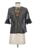 Maeve Black 3/4 Sleeve Blouse Size S - photo 2