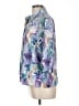 Assorted Brands 100% Polyester Print Purple 3/4 Sleeve Blouse Size 12 Petite - photo 5