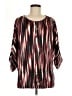 MICHAEL Michael Kors 100% Polyester Red 3/4 Sleeve Blouse Size M - photo 1