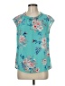 Daniel Rainn 100% Polyester Teal Sleeveless Blouse Size M - photo 1