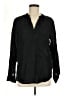 Gap 100% Linen Black Long Sleeve Blouse Size M - photo 1