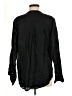 Gap 100% Linen Black Long Sleeve Blouse Size M - photo 2