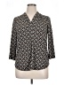 JM Collection Black 3/4 Sleeve Blouse Size XL (petite) - photo 1