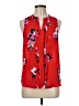 41Hawthorn 100% Polyester Red Sleeveless Blouse Size M - photo 1