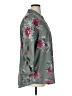 floryday Floral Gray 3/4 Sleeve Blouse Size XL - photo 4