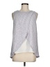 Design Lab Lord & Taylor Gray Sleeveless Blouse Size M - photo 1
