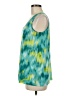 Kenneth Cole New York 100% Polyester Tie-dye Teal Sleeveless Blouse Size M - photo 5