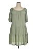 AVLN Studio Solid Green Casual Dress Size XL - photo 1