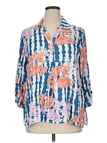 Ruby Rd. 3/4 Sleeve Blouse (view 1)
