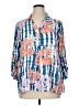 Ruby Rd. 100% Rayon Blue 3/4 Sleeve Blouse Size XL (petite) - photo 1