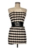 Trac Chevron-herringbone Black Cocktail Dress Size M - photo 1