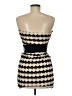 Trac Chevron-herringbone Black Cocktail Dress Size M - photo 2