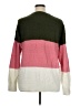 Unbranded 100% Acrylic Color Block Pink Pullover Sweater Size XL - photo 2
