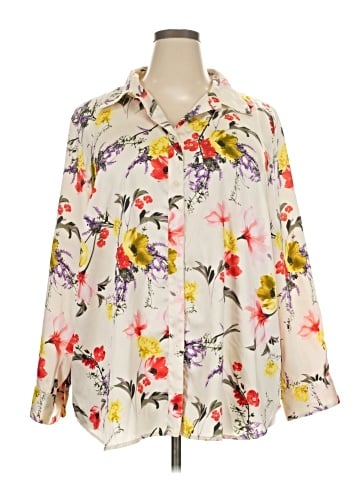 Lauren by Ralph Lauren 3/4 Sleeve Blouse (view 1)