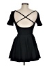 Unbranded Solid Black Cocktail Dress Size M - photo 2