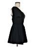 Unbranded Solid Black Cocktail Dress Size M - photo 4