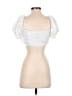 Sabo 100% Polyester White Short Sleeve Blouse Size S - photo 2