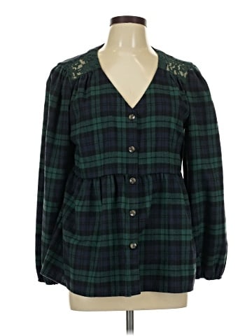 Maurices Long Sleeve Blouse (view 1)