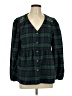 Maurices Green Long Sleeve Blouse Size L - photo 1