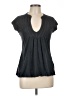 DKNY Jeans Gray Short Sleeve Top Size Lg Petite - photo 1