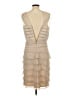 Scarlett Nite 100% Polyester Tan Cocktail Dress Size 10 - photo 2