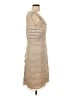 Scarlett Nite 100% Polyester Tan Cocktail Dress Size 10 - photo 4
