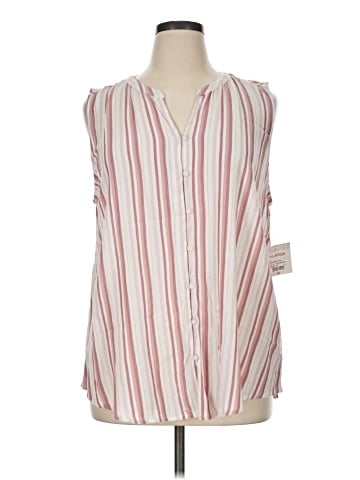 Liz Claiborne Sleeveless Button-Down Shirt (view 1)
