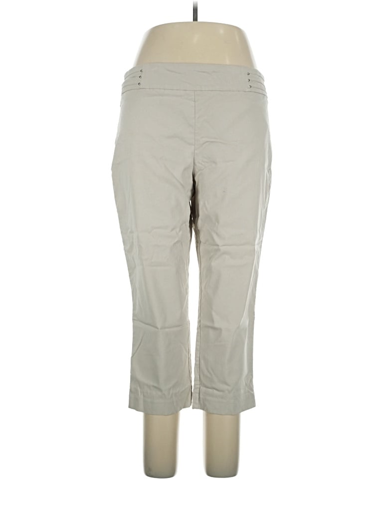 Pre-owned Jm Collection Casual Pants In Gray