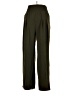 Unbranded 100% Polyester Solid Green Casual Pants Size L - photo 2