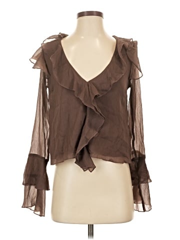 American Eagle Outfitters 3/4 Sleeve Blouse (view 1)
