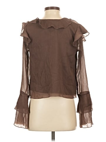 American Eagle Outfitters 3/4 Sleeve Blouse (view 2)
