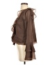 American Eagle Outfitters 100% Polyester Brown 3/4 Sleeve Blouse Size S - photo 5