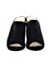 Saks Fifth Avenue 100% Leather Black Heels Size 7 1/2 - photo 2