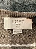 Ann Taylor LOFT Outlet Stripes Gray Pullover Sweater Size M (petite) - photo 7