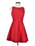Forever 21 Solid Red Cocktail Dress Size S - photo 1