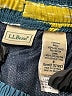 L.L.Bean 100% Polyester Stripes Green Board Shorts Size 8 - photo 3