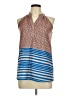 Collective Concepts 100% Polyester Blue Sleeveless Blouse Size M - photo 1