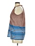 Collective Concepts 100% Polyester Blue Sleeveless Blouse Size M - photo 5