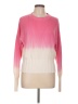 Whisper by Brodie Color Block Pink Pullover Sweater Size L - photo 1
