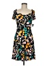 Bar III Print Black Casual Dress Size M - photo 1