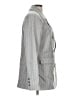 Just Fab Stripes Gray Blazer Size L - photo 4