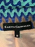 Karina Grimaldi 100% Polyester Chevron-herringbone Blue Casual Pants Size M - photo 6