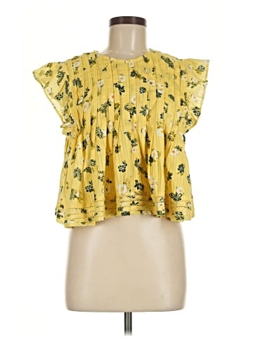 Pilcro Short Sleeve Blouse (view 1)