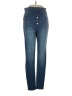 DG^2 by Diane Gilman Solid Blue Jeans Size S (tall) - photo 1