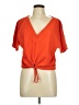 Zara Orange Short Sleeve Blouse Size M - photo 1