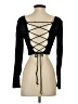 Zara Black Long Sleeve Top Size S - photo 2